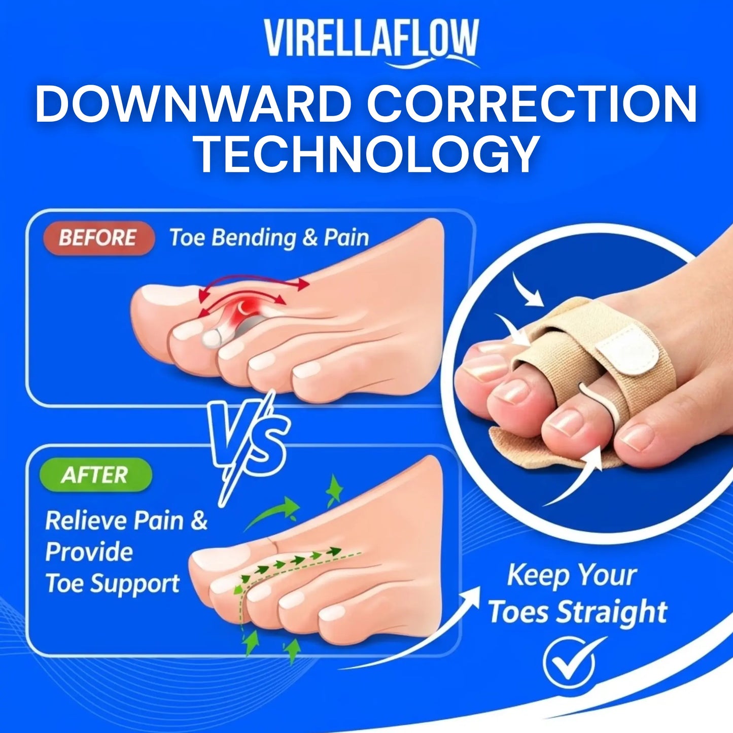 Give Your Toes Real Alignment and Pain Free Comfort in Just Weeks