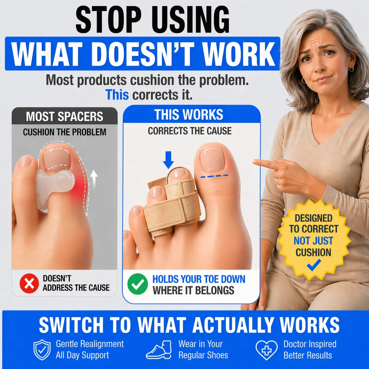 VF™ hammer toe corrector